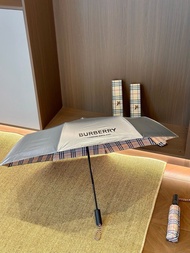 BURBERRY風格迷你五折晴雨傘｜全自動開合防紫外線防曬遮陽傘 全新香港現貨