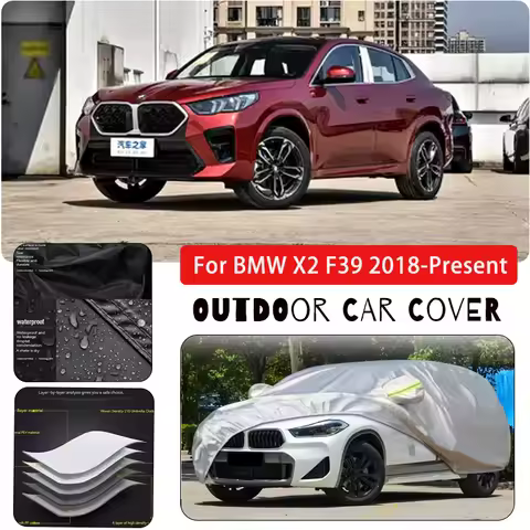 Car Cover Rain Frost Snow Dust Waterproof For BMW X2 F39 Anti-UV Cover Accessory full car covers sno