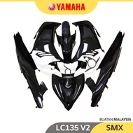 (Black) YAMAHA 135LC New V2 V3 V4 Body Cover Set Body Kit - SMX