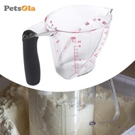 PETSOLA 1 Cup Angled Measuring Cup Easy to Use Portable Food Grade Material 250ml
