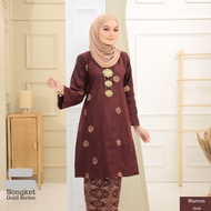 Baju kurung Songket Tenun Bunga Tabur(Hot selling)(S-XXL)