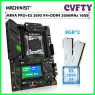 CVFTY X99 MR9A PRO ชุดเมนบอร์ด LGA 2011-3 Combo Xeon Kit E5 V4 2695 DDR4โปรเซสเซอร์ซีพียู16GB = 2ชิ้