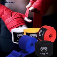 TIMEKEY 1Pair 1.5M/3M/5M Boxing Bandages Sports Sanda Muay Thai Training Self-Adhesive Micro Elastic