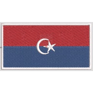 BENDERA PONTIAN SULAM / EMBROIDERY ( PATCHES / IRON ON / VELCRO )