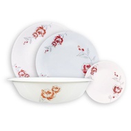 [Corelle Loose] Corelle Deluxe Brushstroke Roses Dinner Plate Lunch Plate Bowl | Made In USA | Ready Stock | IFMAL