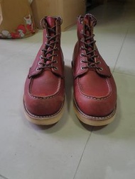 只可順豐到付中古 vintage genuine made in USA Red Wing 8131 紅色工作靴
