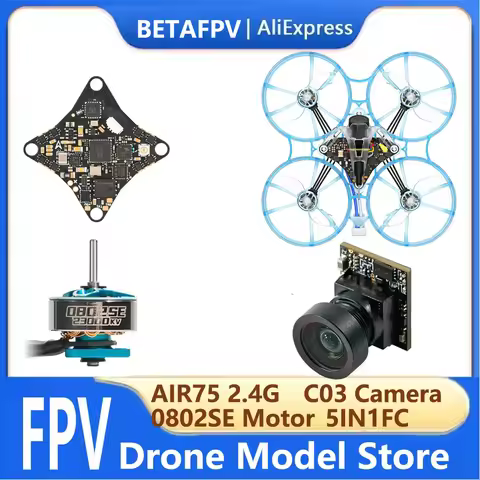 BETAFPV C03 Camera Air75 0802SE 23000KV Motor Brushless Whoop Quadcopter