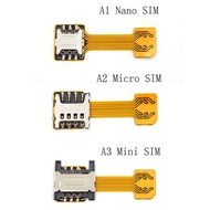 Loving ❤ Hybrid Dual Micro Nano SIM Card Adapter Converter Extension SD Slot Android