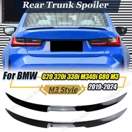 G20 M3 Style Car Rear Trunk Roof Spoiler Tail Wing Trim Body Kit For BMW 3 Series G20 G28 G80 320i 3