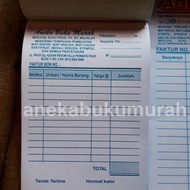 Print Custom Receipt Notes 1 PLY (1 PLY) Cheap | Print/ Invoice Road Letter | Designbebas