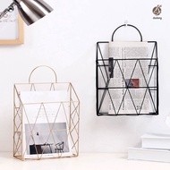 1 Pcs Portable Newspaper Storage Basket Hanging Magazine Holder Wall Mounted Book Shelf