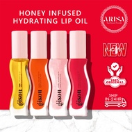 🎄12.12 SALE🎄Gisou Honey Infused Lip Oil, Gisou Hydrating Glow Lip Gloss for Plump & Shiny Lips, Giso