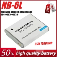 3.7V 1600mAh NB-6L Camera Battery for Canon SX520 HS SX530 SX600 SX610 SX700 SX710 IXUS 85 95 105 20