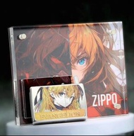 原裝有盒Zippo x EVA 明日香 煤油防風火機 鈦合金電鍍