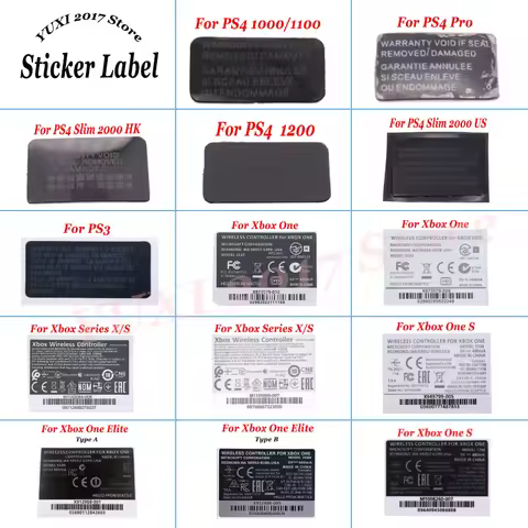 Game Console Label Stickers Are Suitable For PS4 Series PS3 And Xbox One Xbox Series S/X Xbox One S 