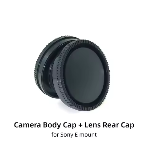Camera Body Cap Lens Rear Cover for Sony A6500 A6600 A6700 NEX-3 NEX-5 NEX-6 NEX-7 ZV-E10 ZV-E10II F