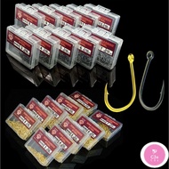 C3 FSMY Beili Tube Pay Iseni With Inverted Barbs Black Circled Carbon Steel Baits 100 Pieces/Set Box