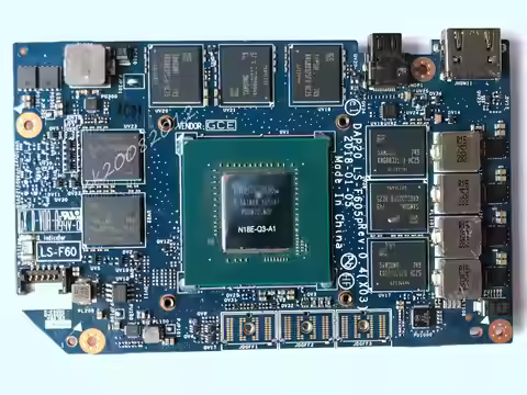 For Dell Precision 7730 For Nvidia Quadro P4200 8GB P5200 16GB GDDR5 LS-F605P TDRPX LS-F604P K0WNB V