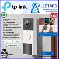 (ALLSTARS : We Are Back / Networking PROMO) TPLINK / TP-Link Tapo D210 / TD21 Video Doorbell Camera 