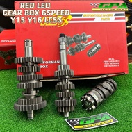 RED LEO RACING GEAR BOX 6SPEED SIAP BINTANG Y15 Y16 LC5S PNP