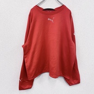 古著PUMA紅色衛衣， XL碼