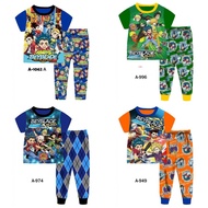 Ailubee BEYBLADE pyjamas / sleepwear cotton boy kids short sleeves A949 974 996 | Baju Tidur budak l