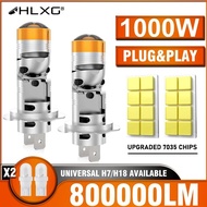 H7 Bi Led 1:1 LED Projector H8 H9 H11 Led Lens 9005 HB3 9006 HB4 9012 HIR2 Car Headlight Bulbs Lens 