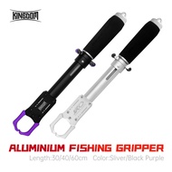 Kingdom Aluminium Fishing Gripper Fishing Tools Fish Tongs Tackle Tools 360°Freely Rotate EVA Handle