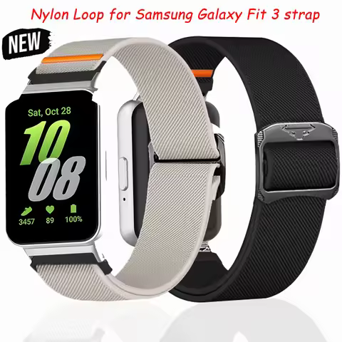 Nylon Loop for Samsung Galaxy Fit3 strap Accessories Breathable Adjustable Replacement correa Sport 