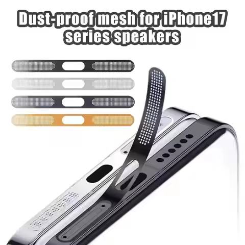 1PCS Metal Dustproof Net Sticker For iPhone 17 Pro Max 17pro 17 Air Earpiece Speaker Hole Anti-dust 