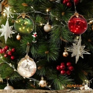 RUNUN Festival Season Plastic Sphere Decors Shatterproof Design  Operated