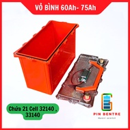 Vỏ bình ắc quy Pin 12V Pin Lithium 60Ah-75Ah có cọc Bình M8