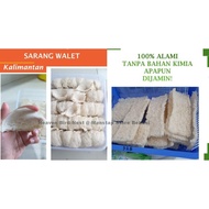Sarang Burung Walet Hancuran Kalimantan 100% Asli 1 Kg Gratis Ongkir