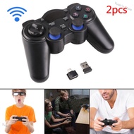 Yuan's Store 2 Pcs 2.4G Wireless Game Controller Gamepad Joystick for PS3 Android TV Box