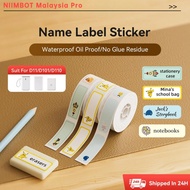 Niimbot D11/D110/D101 Cartoon Color Label Sticker Waterproof Oil Proof No Glue Residue Thermal Label