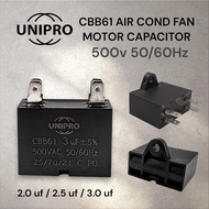 **Hight Quality** UNIPRO CBB61 500VAC 4 Pin Air Cond Fan Capacitor Motor Capacitor 2.0uf / 2.5uf / 3