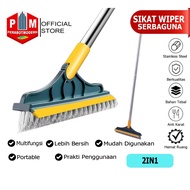 Bathroom Brush Broom 2in1 Brush Broom Wiper Multipurpose Toilet Cleaning Brush