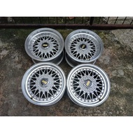Velg Seken Bekas Murah BBS Ring 15 Baut 4x100 4x114,3 Brio Jazz Mobilio Swift