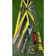 STRIPING RX-KING VARIASI LIST STICKER TRANSPARAN KONTES POLET RX KING