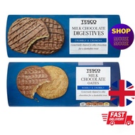 [RAYA PROMO✅] TESCO UK BISCUITS: Milk Chocolate Digestive / Dark Chocolate Digestive 300Gram