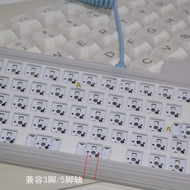 [ Discount]Highappearance 69Key Cat Cat Acrylic Stacking Custom Keyboard Mechanical Keyboard Mahjong