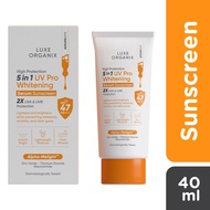 Luxe Organix 5in1 UV Pro Whitening Serum Sunscreen SPF 47 PA+++ and  Perfecting UV Tint Serum Sunscreen SPF 50 PA +++ 40
