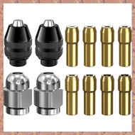 Drill Chuck Collet Set for , 12PCS 1/32inch to 1/8inch Replacement 4486 Drill Keyless Bit Chuck Shan