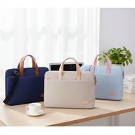 Macaron-style slim laptop tote, waterproof, durable, shock-absorbing, suitable for laptops 15 and be