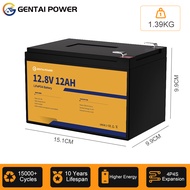 แบตเตอรี่12V100แอม แบตลิเธี่ยม 12V30AH แบตเตอรี่ 12V50AH lifepo4 การป้องกัน BMS 15000 Cycle แบตเตอรี