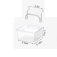 PETIYOUZA PP ถัง Pegboard กล่อง Pegboard ถ้วยอุปกรณ์เสริมจัดระเบียบ