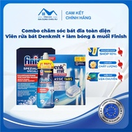 Construction dish care Combo: Denkmit dishwasher tablets + Salt & Finish polish