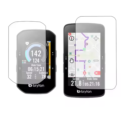 3pcs Soft Clear Protective Film For Bryton Rider S800/S500 Bike Computer Bicycle Cycling GPS Screen 