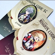 [PO] KFC x Genshin Impact Kaveh Alhaitham Badge Set Photocard Mask