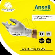 Ansell HyFlex 11-800 Anti-Static Foam Nitrile Safety Gloves Industrial SafetyNilon